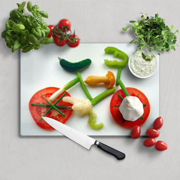 Chopping Board - Vegetable Bicycle - Image 2