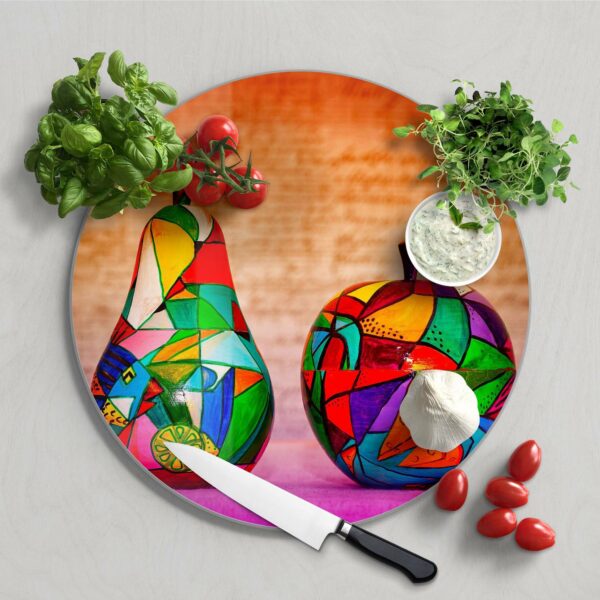 Chopping Board - Colorful Wooden Fruits - Image 2