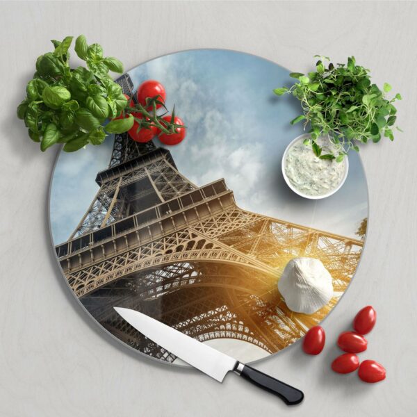 Chopping Board - Upward Look: Eiffel Tower - Image 2