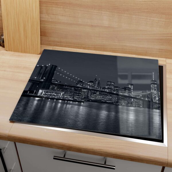 Hob Cover - Manhattan Bridge At Night - Image 2
