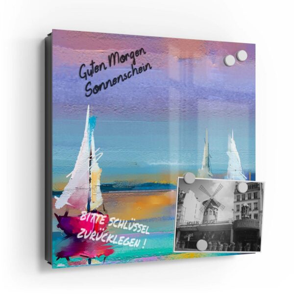 Key Box - Three Colourful Sailboats - Image 2