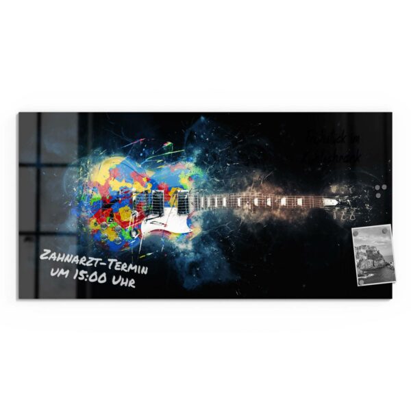 Magnettafel - Zerspringende E-Gitarre – Bild 2