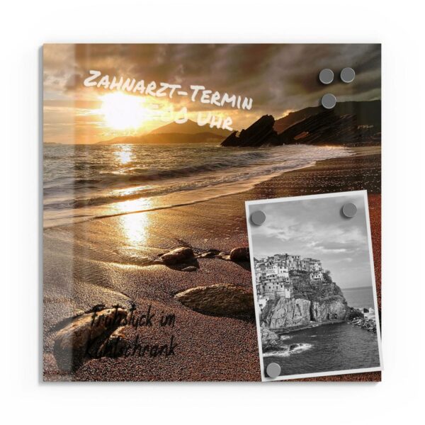 Magnetic Board - Beach At Golden Hour - Image 2