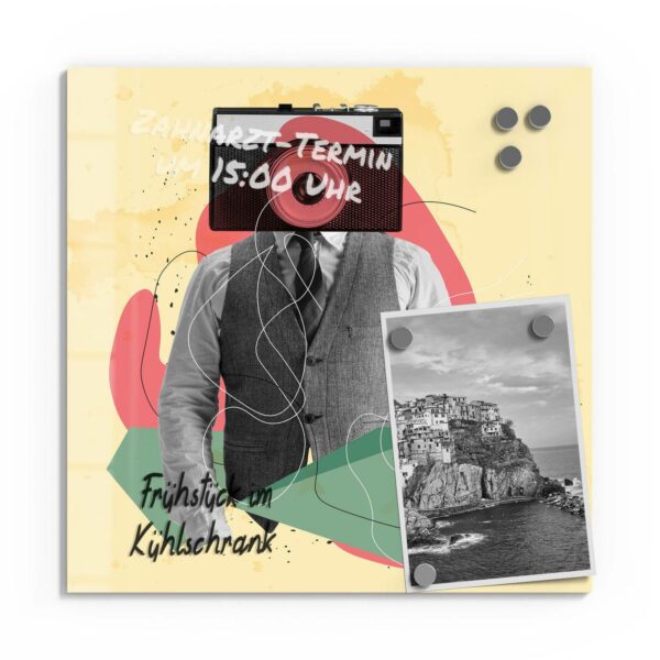 Magnetic Board - Man With Camera Head - Image 2