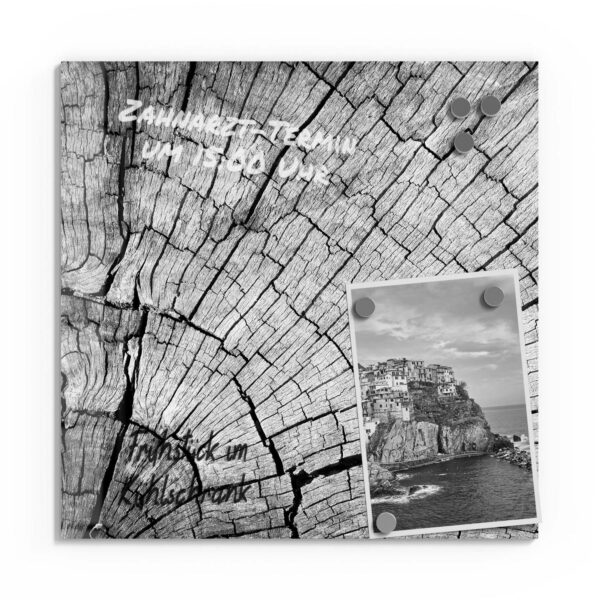 Magnetic Board - Aged Wood Texture - Image 2
