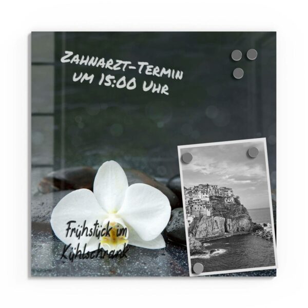 Magnettafel - Kontrastreiches Zen-Motiv – Bild 2