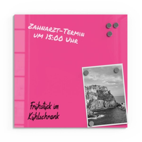 Magnettafel - Unifarben - Rosa – Bild 2