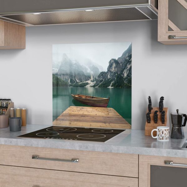 Splashback - Mountain Lake And Jetty - Image 2