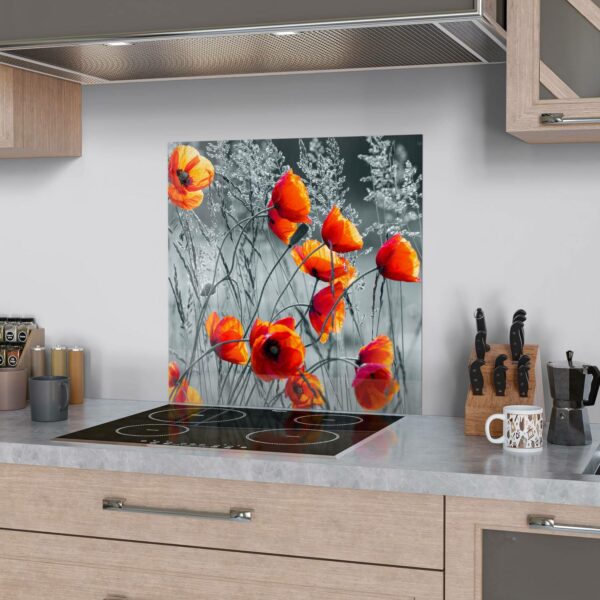 Rückwand - Rote Mohnblumen – Bild 2