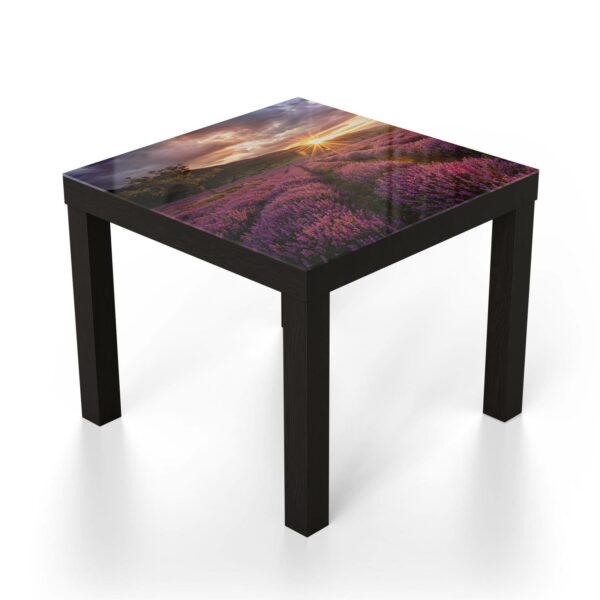 Side Table - Lavender Rows At Dusk - Image 2