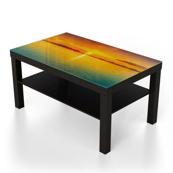 Glastisch - Abendsonne am Horizont – Bild 2