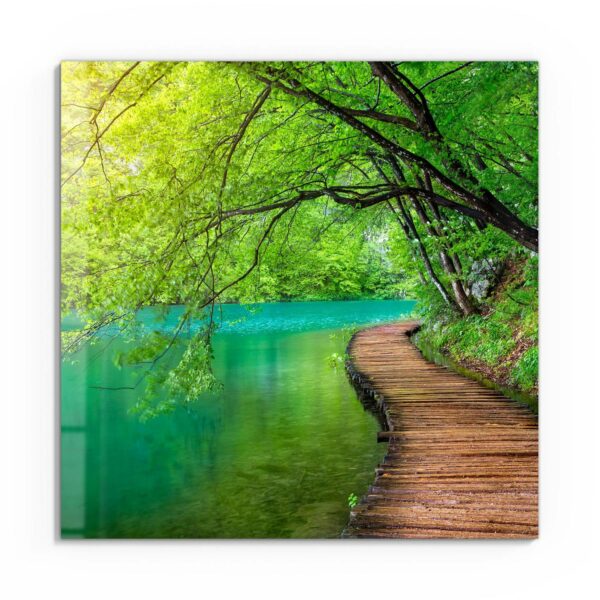 Wall Art - Boardwalk Along Lake Edge - Image 2