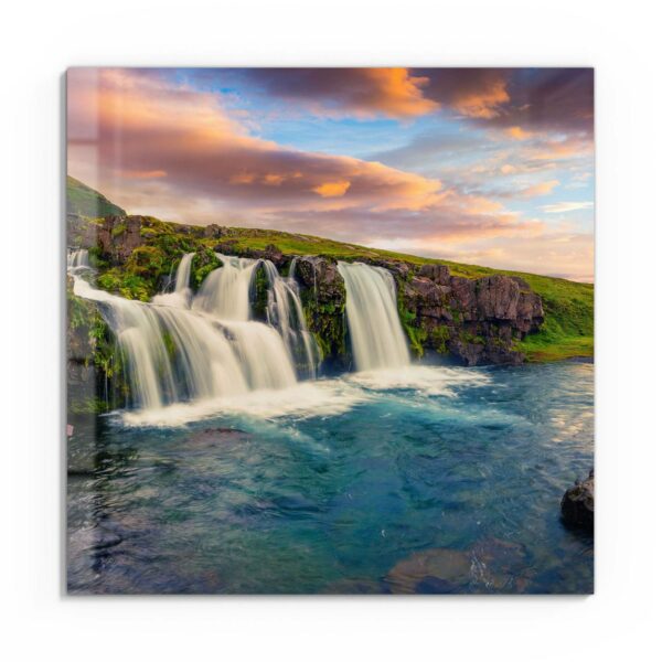 Wandbild - Kirchberg Wasserfall – Bild 2
