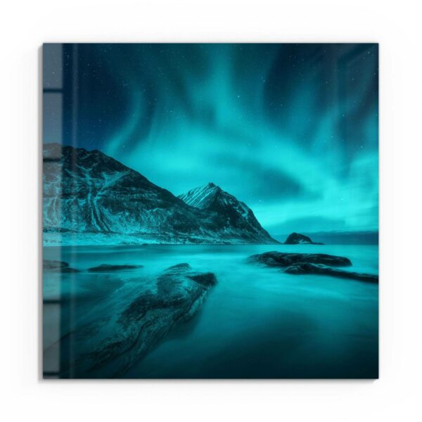 Wandbild - Polarlichter in Norwegen – Bild 2