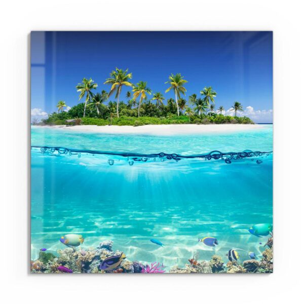 Wandbild - Insel im tropischen Meer – Bild 2