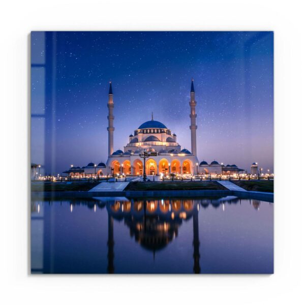 Wandbild - Sharjah Moschee bei Nacht – Bild 2