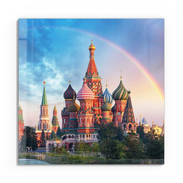 Wandbild - Regenbogen über Moskau – Bild 2