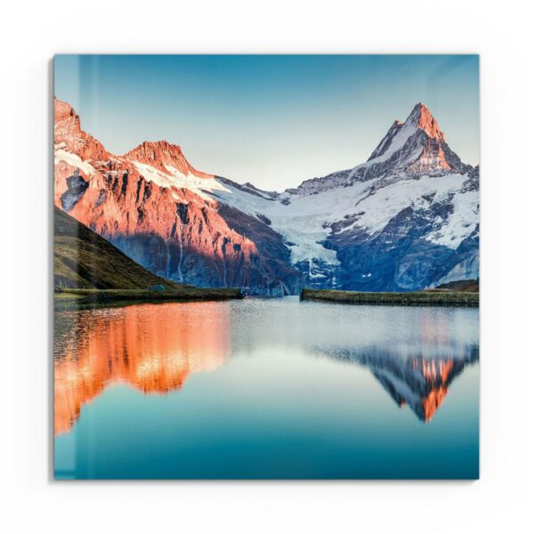 Wandbild - Bachalpsee vor Alpen – Bild 2