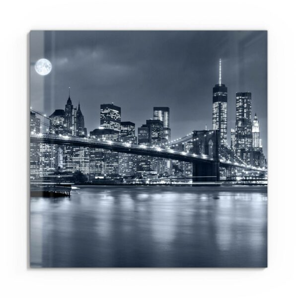 Wandbild - Vollmond über New York – Bild 2