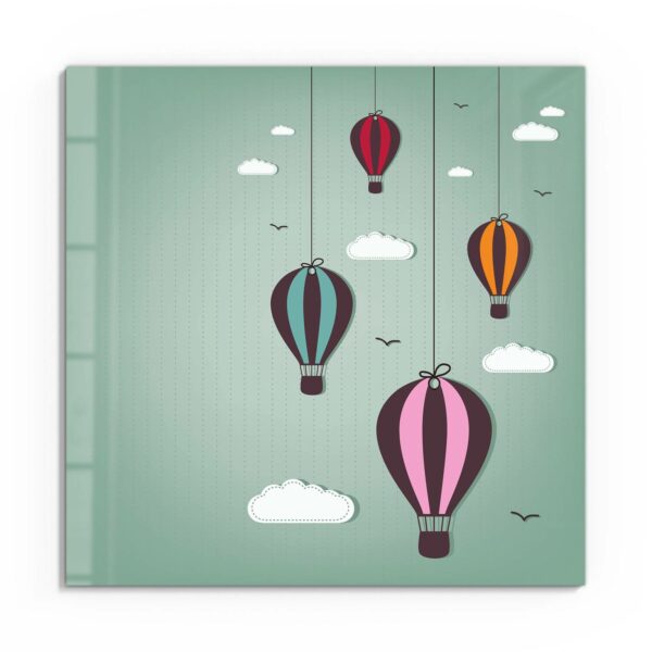 Wandbild - Comic Heißluftballons – Bild 2