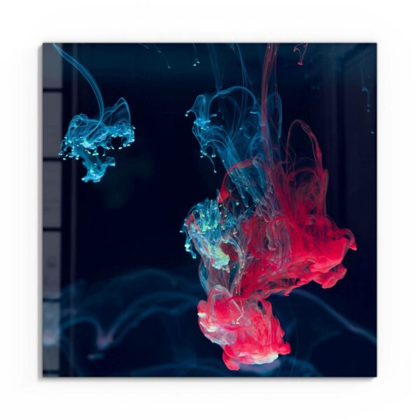 Wandbild - Tintentropfen im Wasser – Bild 2