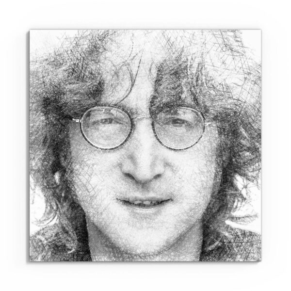 Wandbild - John Lennon Zeichnung – Bild 2