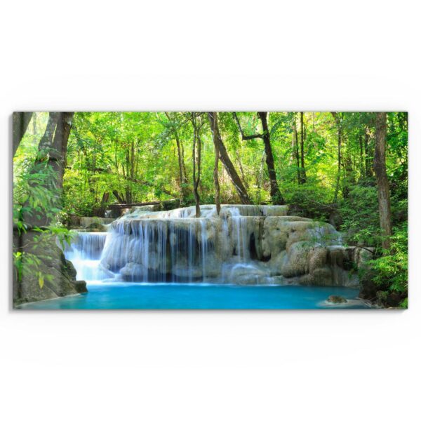 Wandbild - Exotischer Wasserfall – Bild 2