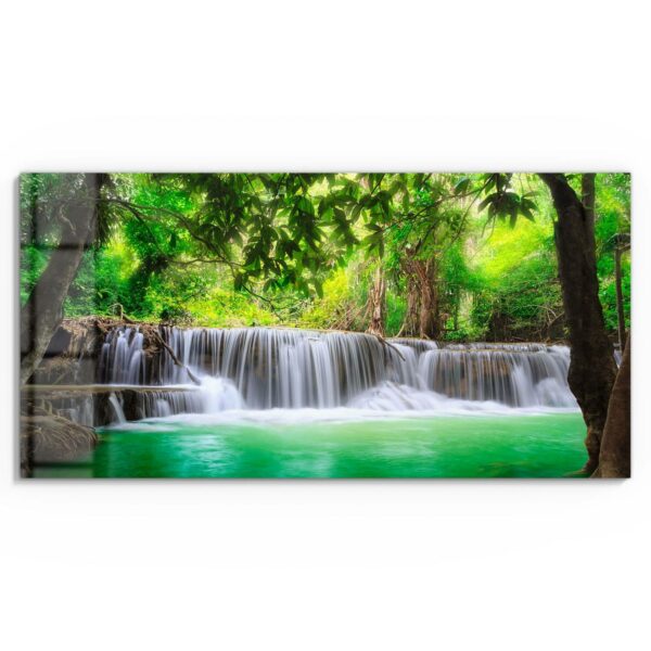 Wandbild - Wasserfall im Regenwald – Bild 2