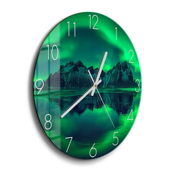 Wanduhr - Vestrahorn im Polarlicht – Bild 2