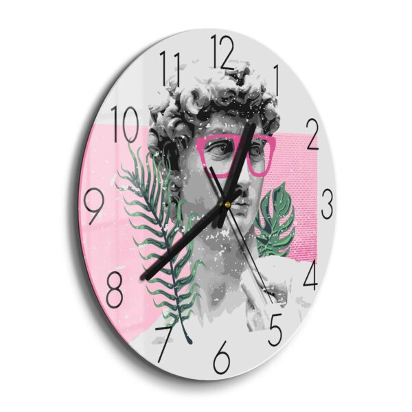 Wall Clock - Hip Young Man Sculpture - Image 2