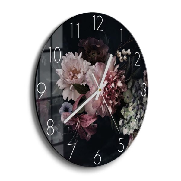Wanduhr - Blühende Pracht – Bild 2