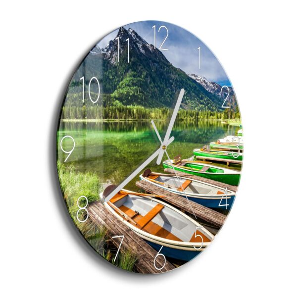Wanduhr - Romantischer Bergsee – Bild 2