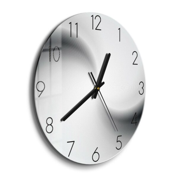 Wall Clock - Round Groove Pattern - Image 2