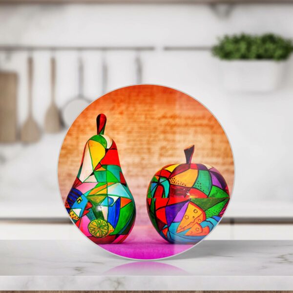 Chopping Board - Colorful Wooden Fruits - Image 3