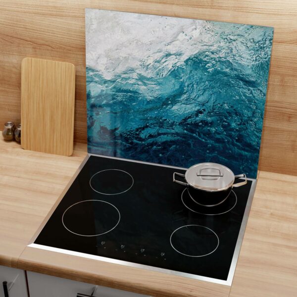Hob Cover - View Thorugh Waves - Image 3