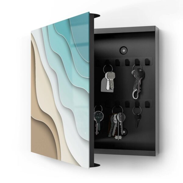 Key Box - Coloured Paper Waves - Image 3