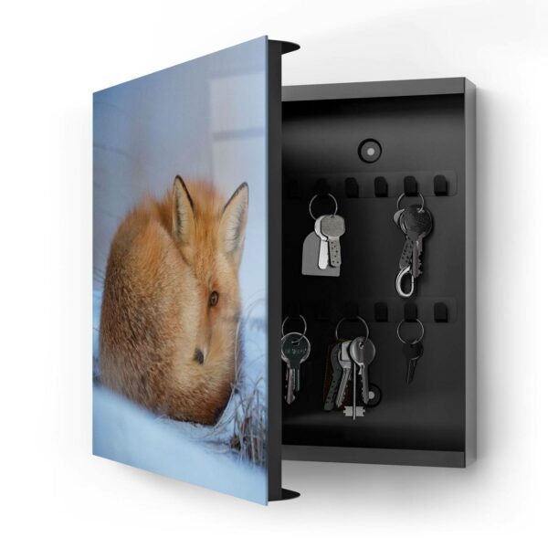 Key Box - Shy Fox in the Snow - Image 3