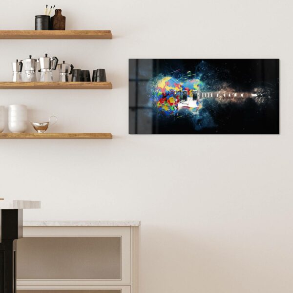 Magnettafel - Zerspringende E-Gitarre – Bild 3