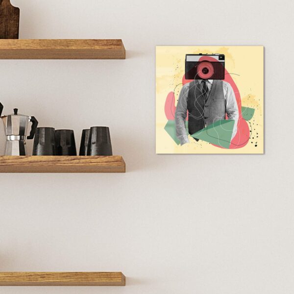Magnetic Board - Man With Camera Head - Image 3