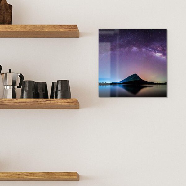 Magnettafel - Bergkulisse unter Sternen – Bild 3