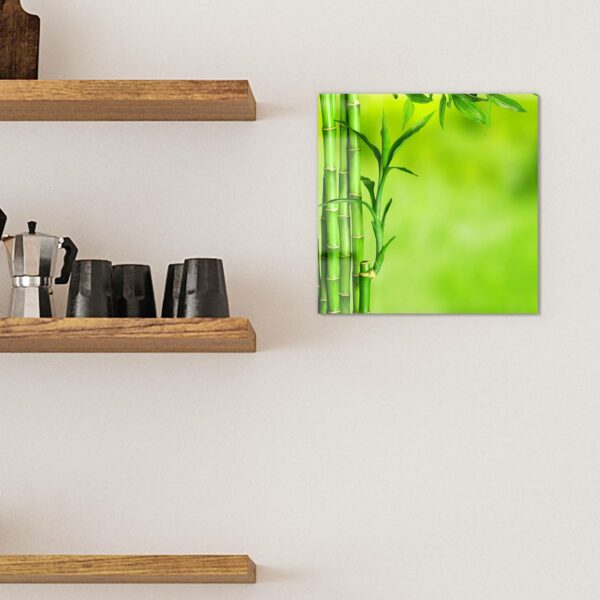 Magnettafel - Grüne Bambushalme – Bild 3