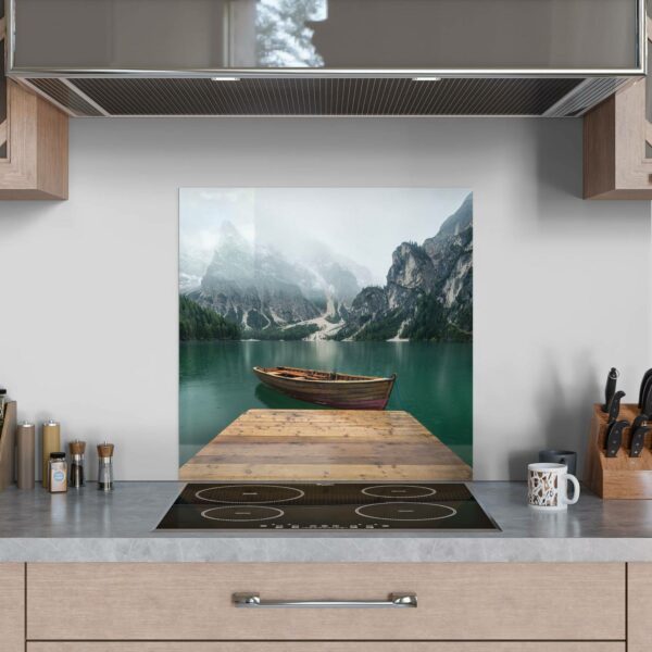 Splashback - Mountain Lake And Jetty - Image 3