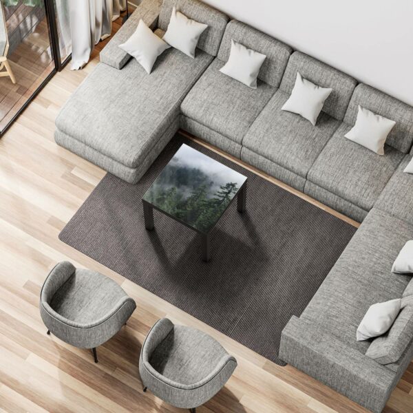 Side Table - Foggy Fir Tree Tops - Image 3