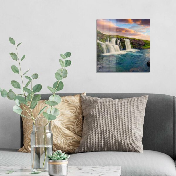 Wandbild - Kirchberg Wasserfall – Bild 3