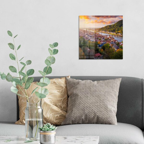 Wandbild - Blick über Heidelberg – Bild 3