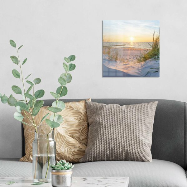 Wandbild - Abendsonne an der Ostsee – Bild 3