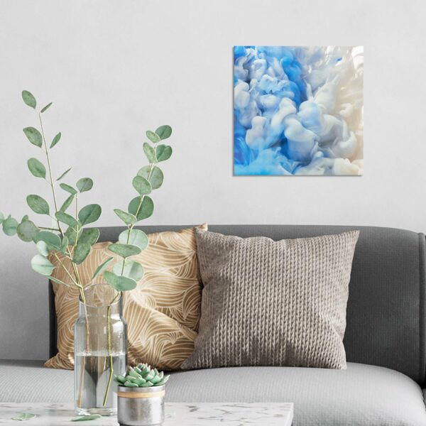 Wandbild - Zweifarbiger Qualm – Bild 3