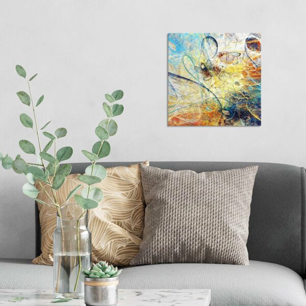 Wandbild - Lebhafte Kritzelei – Bild 3