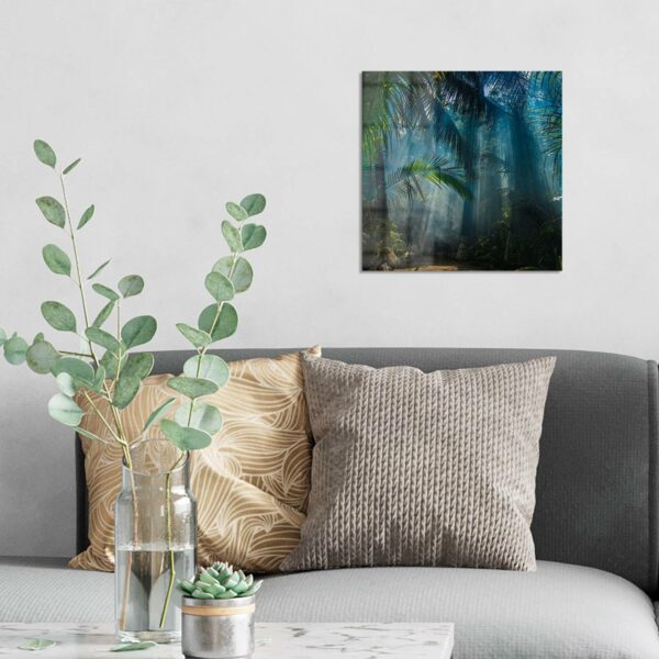 Wandbild - Licht durchdringt Palmen – Bild 3