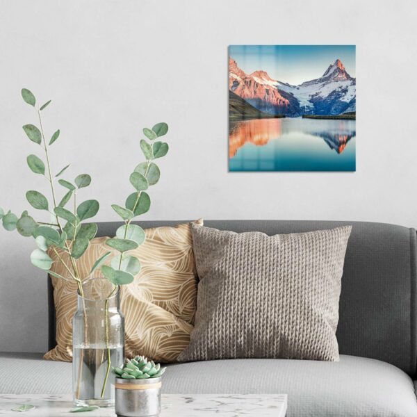 Wandbild - Bachalpsee vor Alpen – Bild 3